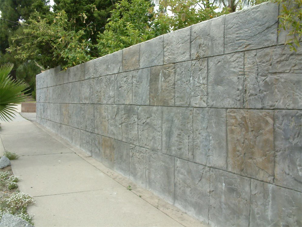 Faux Block Wall